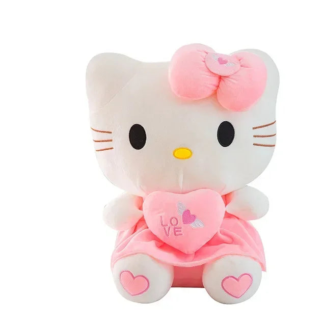 Hemasa 25-55cm Cute Hello Kitty Plush Stuffed Toys  / Doll Soft Stuffed Pillow Toy For Children Birthday Xmas Gifts