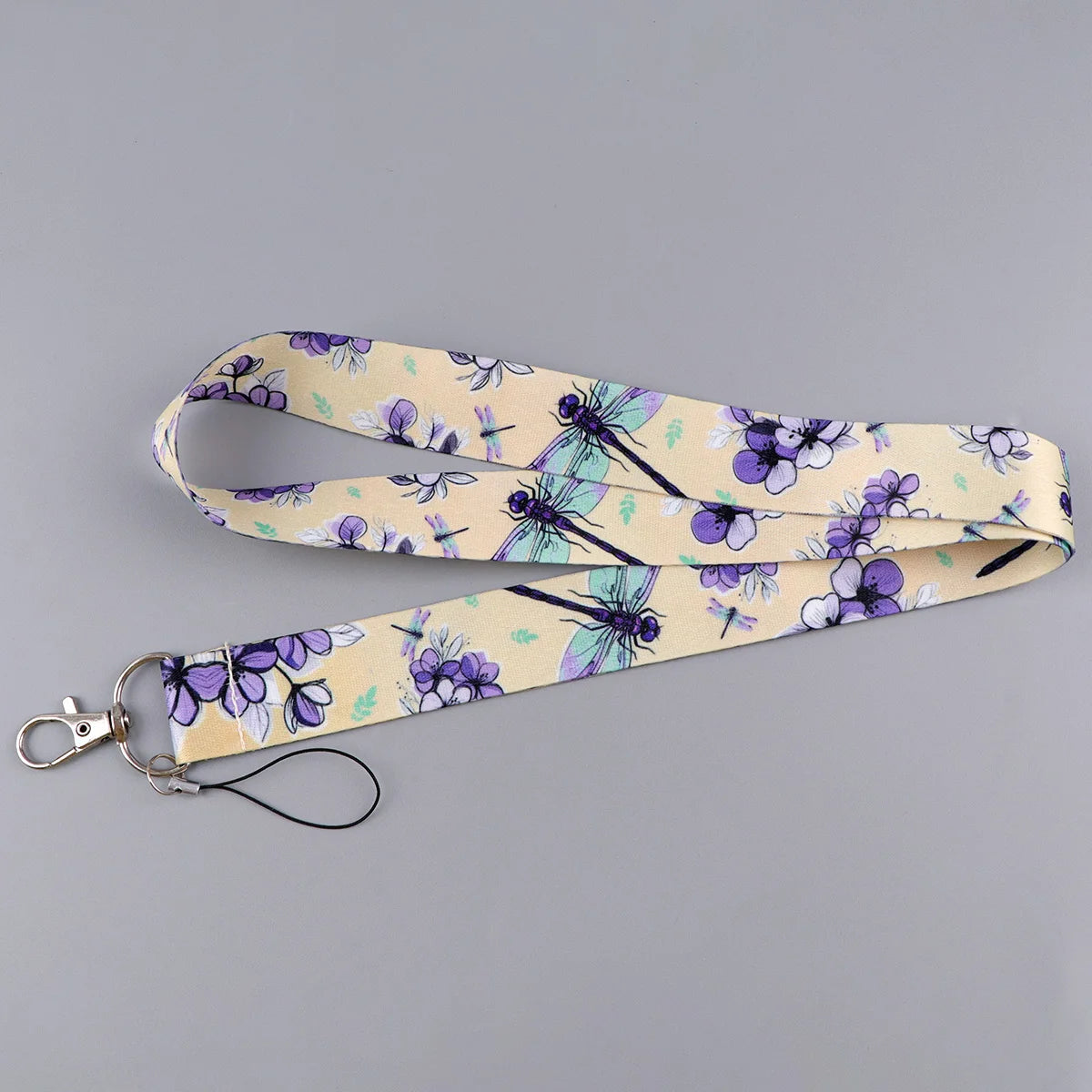 Tejesa Beautiful Flowers  Colorful Lanyards for Keys Neck Strap ID Card Gym Phone Straps DIY Hang Rope Lariat Keyrings