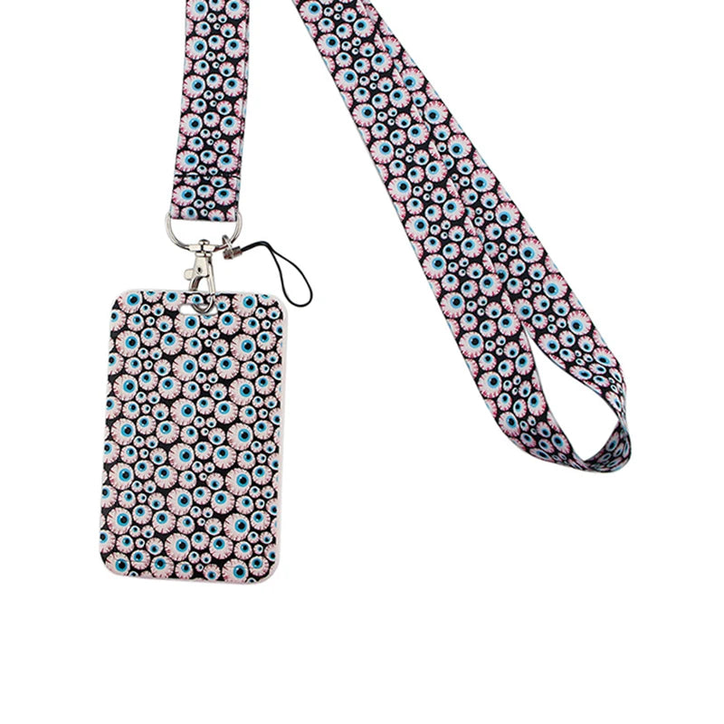 Dentist Doctor Nurse Cartoon Credential Neck Strap Lanyards Keychain ID Card Pass Hang Rope Lariat Key Chain Ring Badge Holder