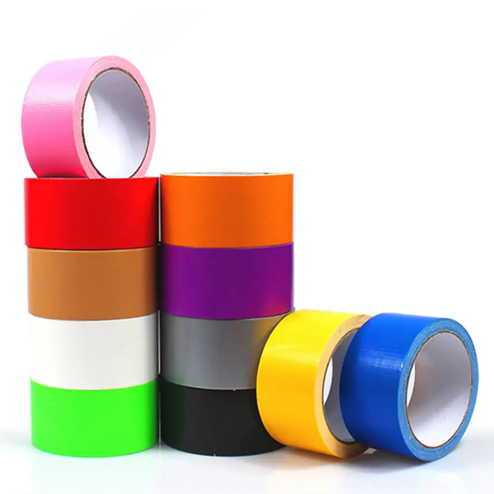 Tejesa Color Duct Tape PVC Wear-resistant Flame Retardant Lead-free Insulating Waterproof Eletrician White Black Red Blue Green