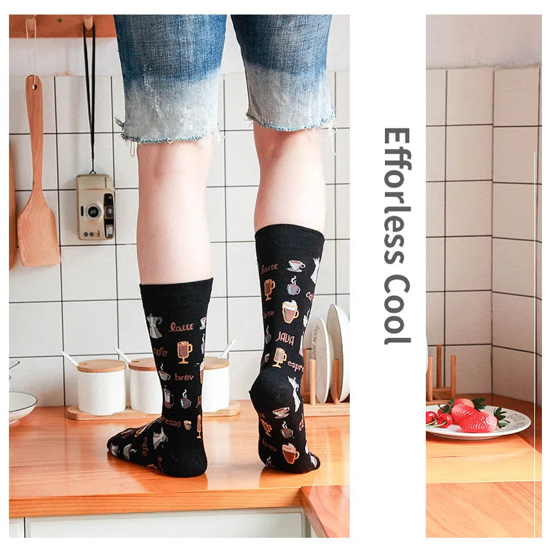 Big Kids Youth Boys Girls Fun Novelty Design Crew Dress Socks for Men Women Stocking 1 Pair Cotton Socks