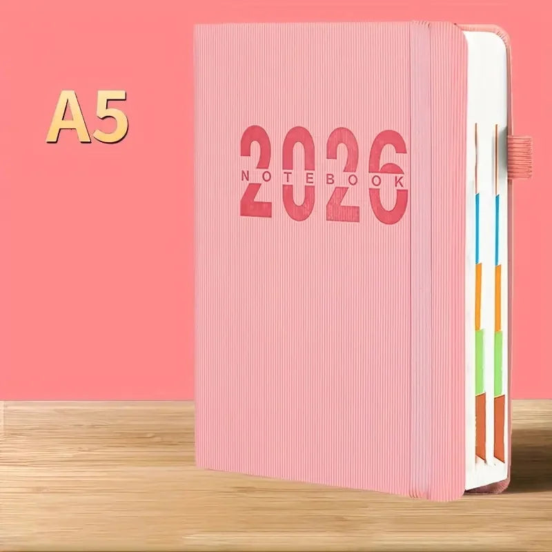 2026 Notebook - Elegant Minimalist Design, 2026 Calendar Page, 2026 New Year Gift, Writing Notebook