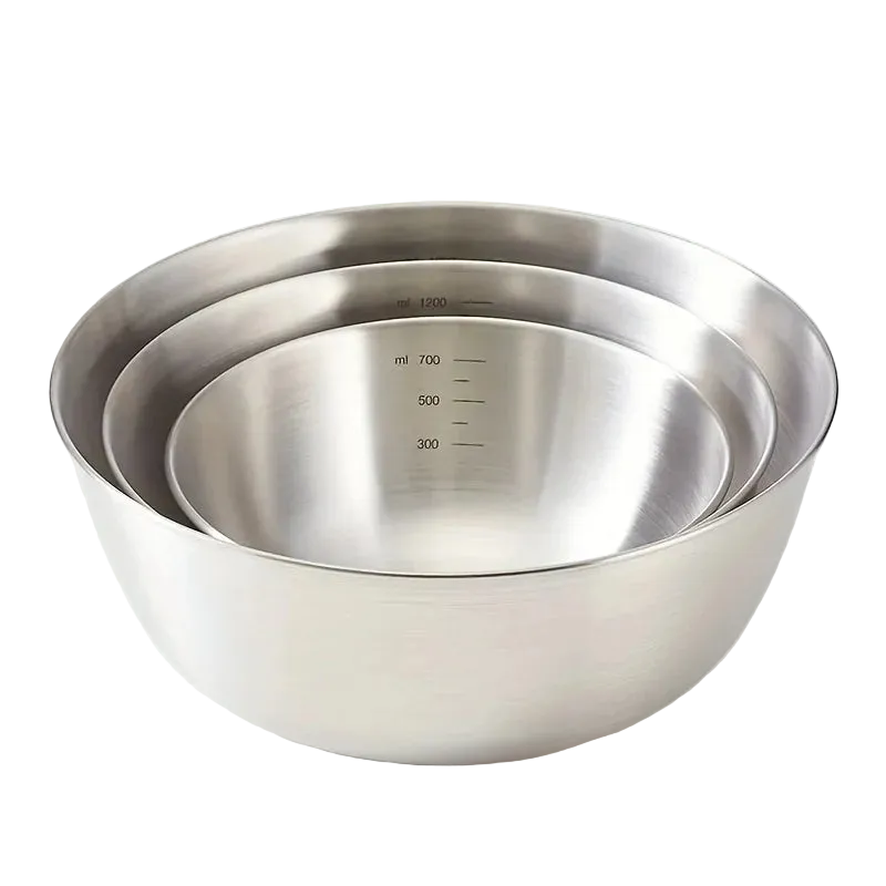 Tejesa 3pcs Stainless Steel Mixing Bowl Set/Cooking/ Baking/ Serving/ Kitchen/mixing Bowl