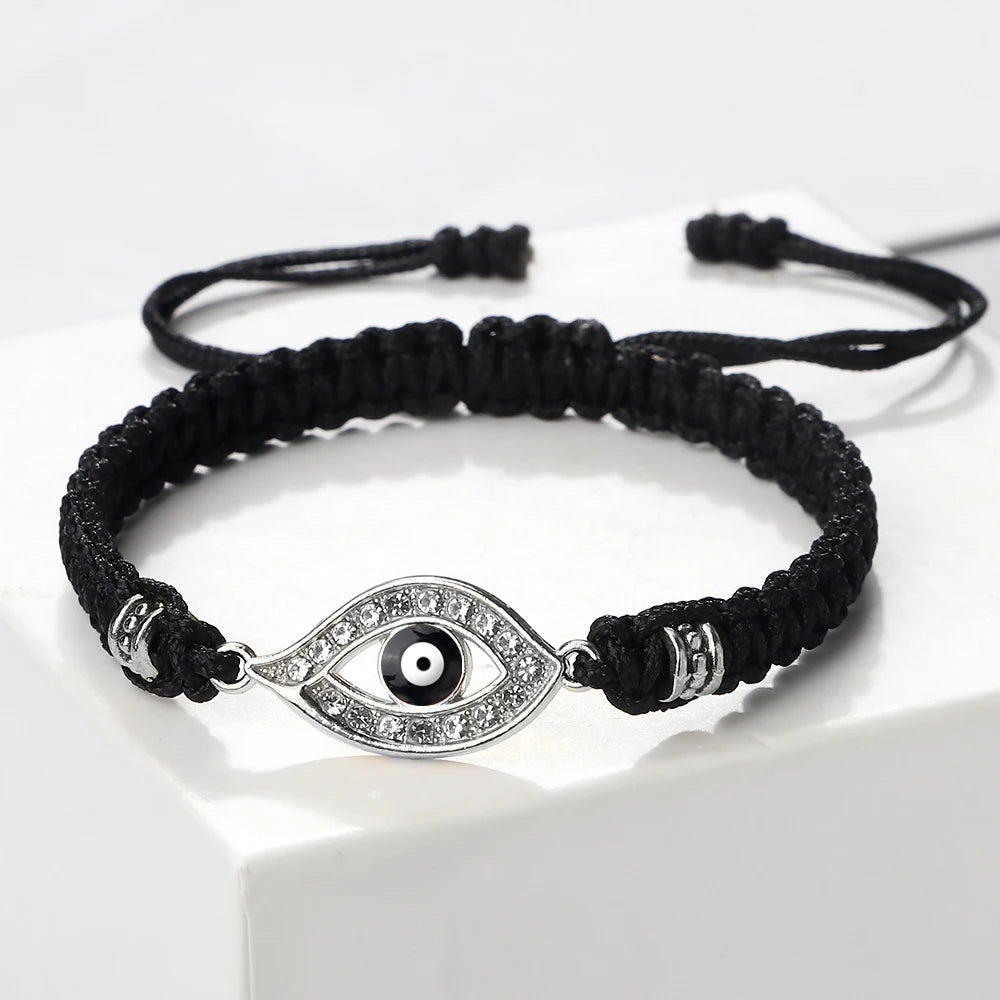 Lucky Eye Turkish Evil Eye Bracelets For Women Men Handmade Braided Rope Lucky Red String Bracelet Charm Friendship Jewelry Gift