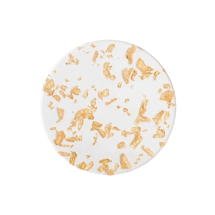 Hemasa Silicone Cup Coaster with  Gold Foil Decor