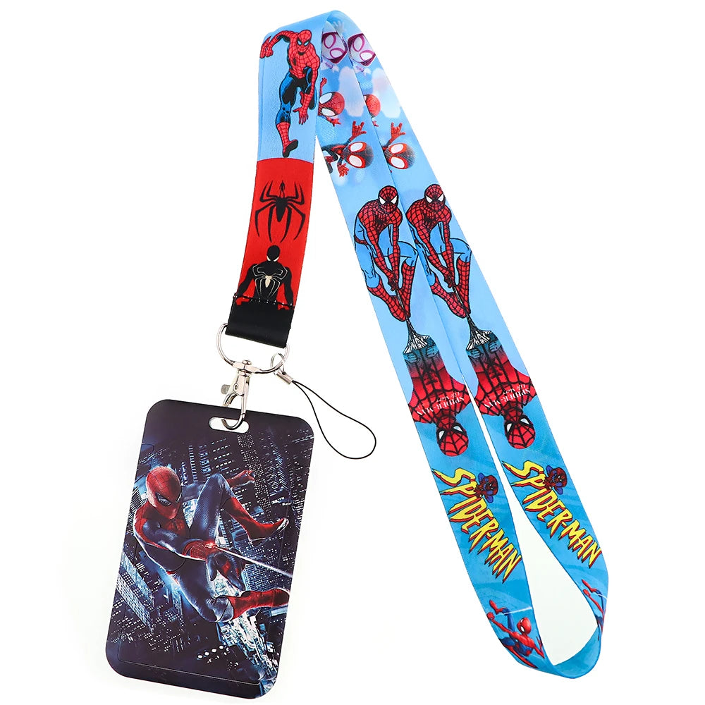 YQ437 Lanyard ID Badge Holder Card Cover Phone Rope Cartoons Neck Strap Keychain Key Holder Lariat Cool Gift