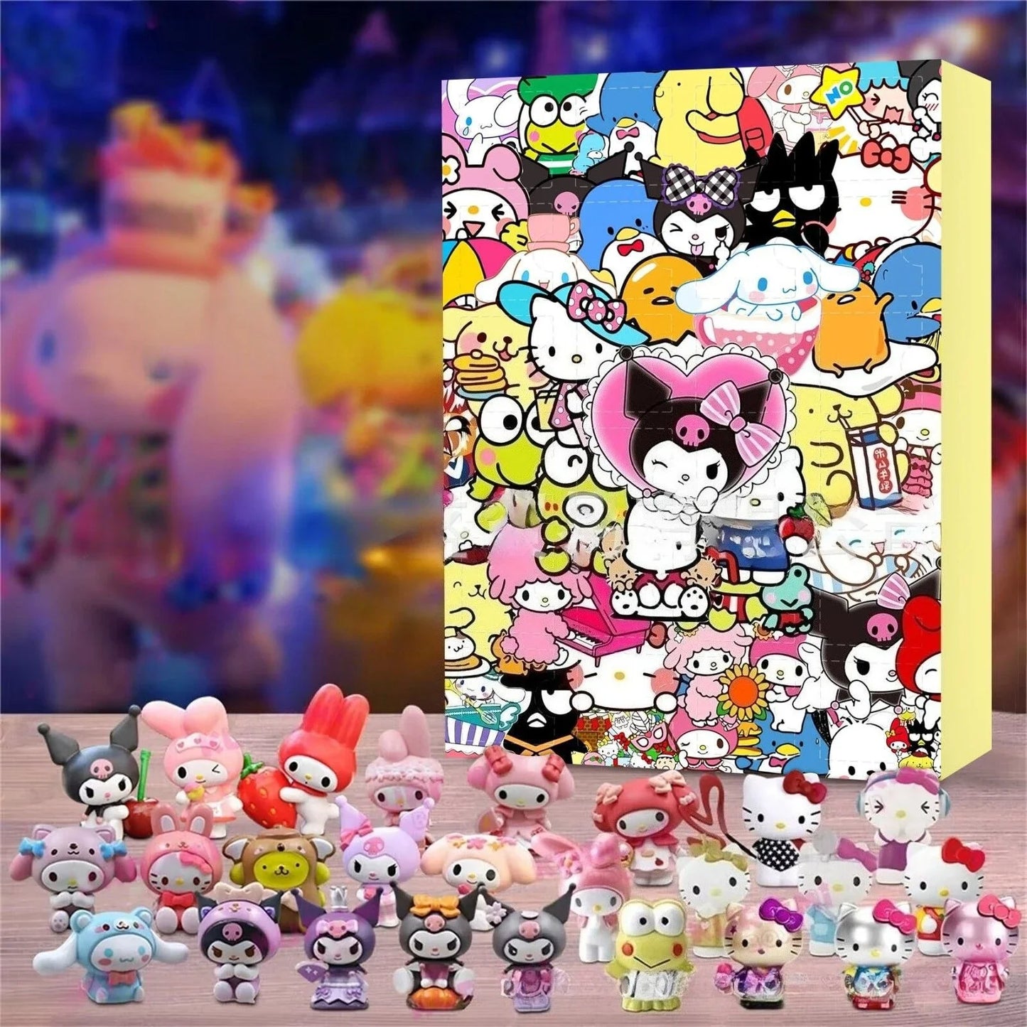Tejesa Advent Calendar Cartoon Doll Christmas Decorative Gifts New Year 24 Days Countdown Surprise Blind Box