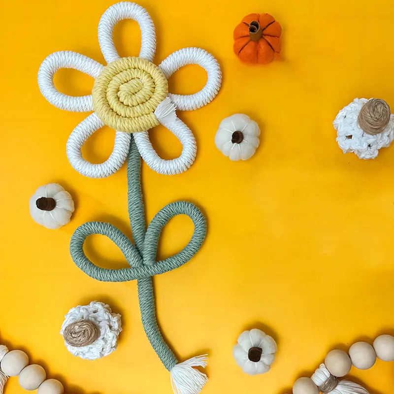Hemasa Flower Wall  Decoration Hanging Pendant Handmade Floral Craft Nursery