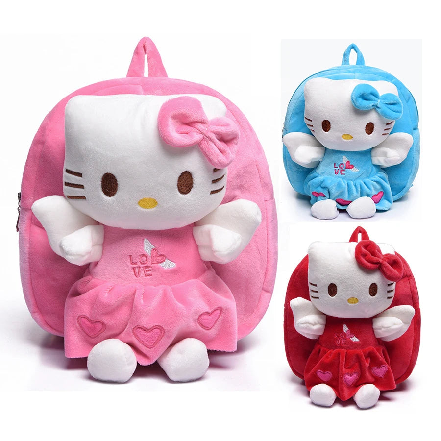 Hemasa Hello Kitty Cute Backpack Cartoon Cute Children's Schoolbag Kindergarten 1-3 Years Old Toddler Backpack