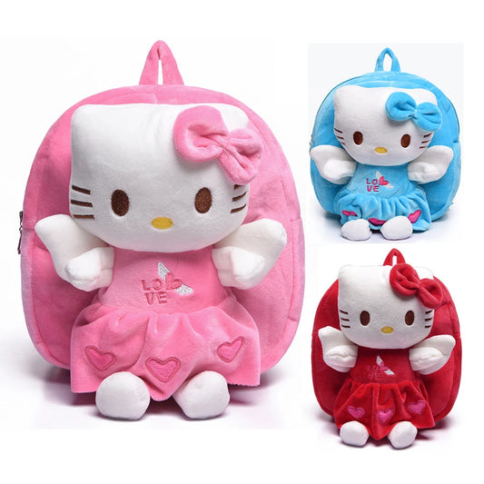 Hemasa Hello Kitty Cute Backpack Cartoon Cute Children's Schoolbag Kindergarten 1-3 Years Old Toddler Backpack