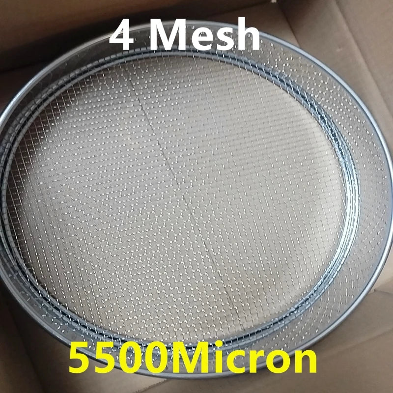 Hemasa 4-500M Round Stainless Steel Shakers Kitchen Flour Powder Filter Screen Soil Strainer