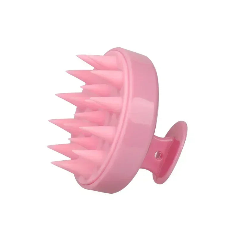 Plastic Silicone Massage Comb  Clean The Scalp Thoroughly Scalp Massage Easy Foaming Head Massage  Brush Bath Comb Brush Shampoo