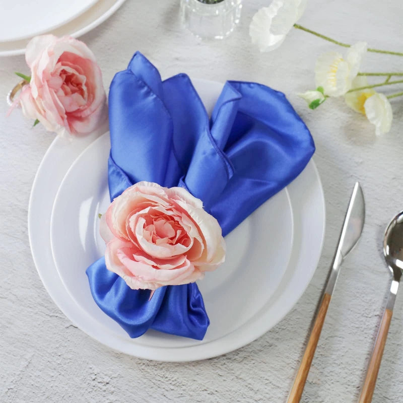 Hemasa 8 pcs napkin Rings for  wedding party dining Table decoration