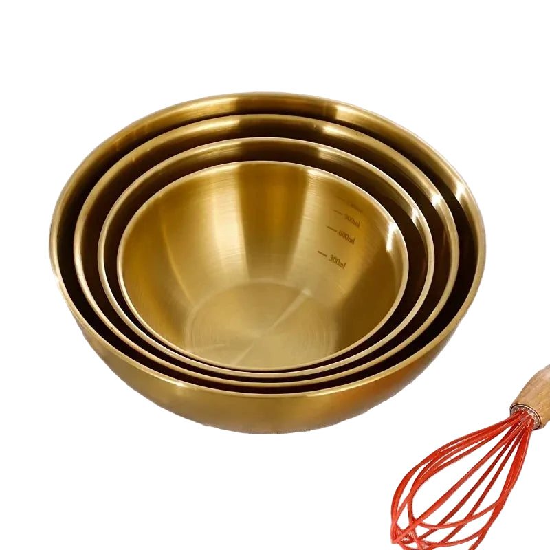 Tejesa 3Pcs stainless steel bowls for mixing/kneading dough/ serving salads for  kitchen