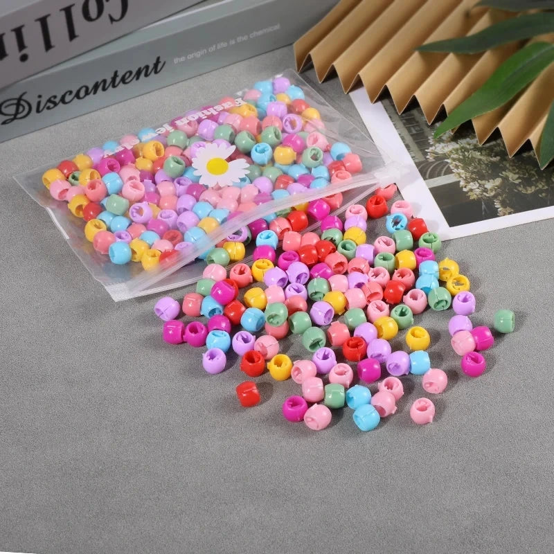 50pcs Girls Small Hair Claw Clips Colorful Plastic Clips Hairpin Flower Heart Mini Multi-Shape Hair Claw Kids Hair Accessories