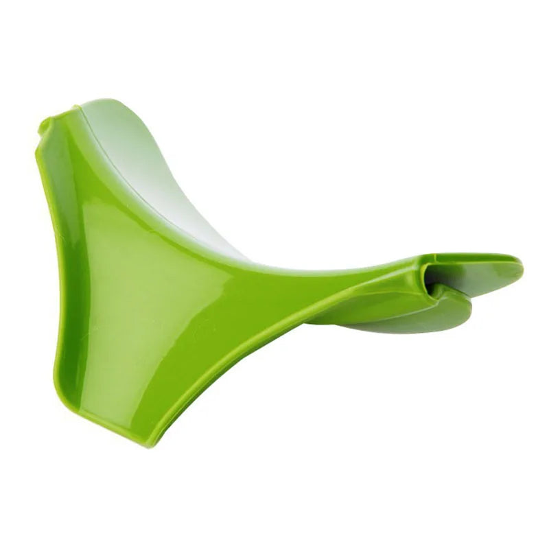 Hemasa Kitchen Funnel with Anti-Splash Edge and Liquid Streamer Spout, Anti-Spill Pouring Tool