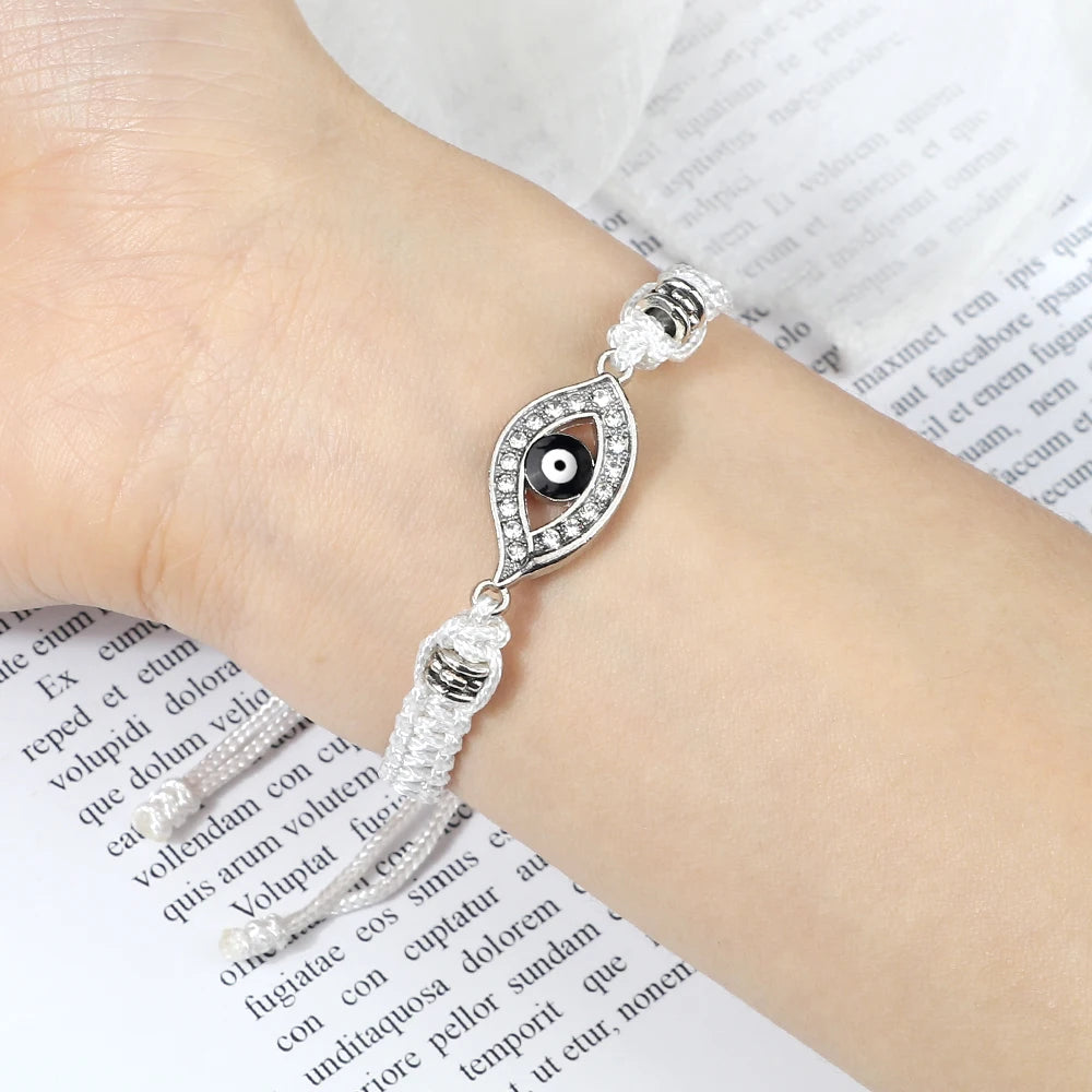 Lucky Eye Turkish Evil Eye Bracelets For Women Men Handmade Braided Rope Lucky Red String Bracelet Charm Friendship Jewelry Gift