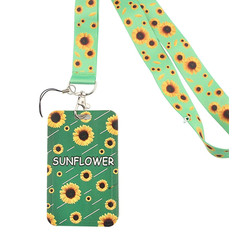 Tejesa Butterfly Lanyard Business Credit Card Holder Neck Strap Keychain Hang Rope ID Badge Holder Lariat Lasso