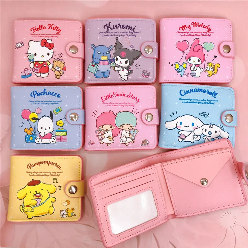Hemas Pink Wallet Casual Money Bag Coin Purse Card Holder Case Wallet