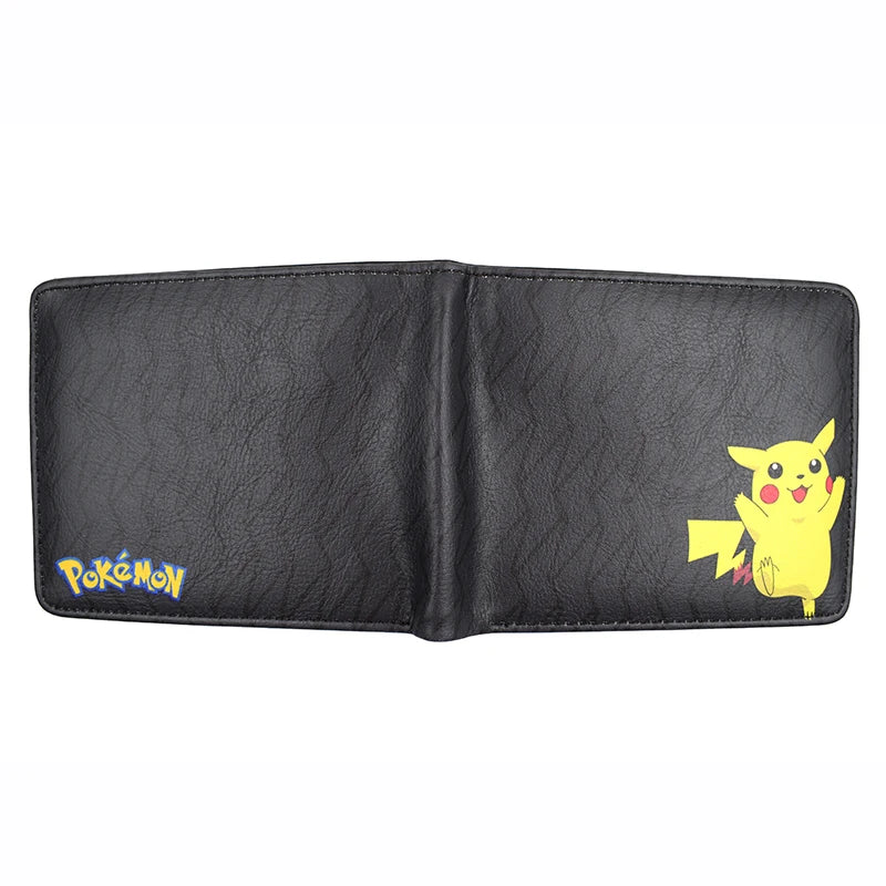 Hemasa Anime Cartoon Pikachu Charmander Wallet Cool Short Purse with Coin Pocket