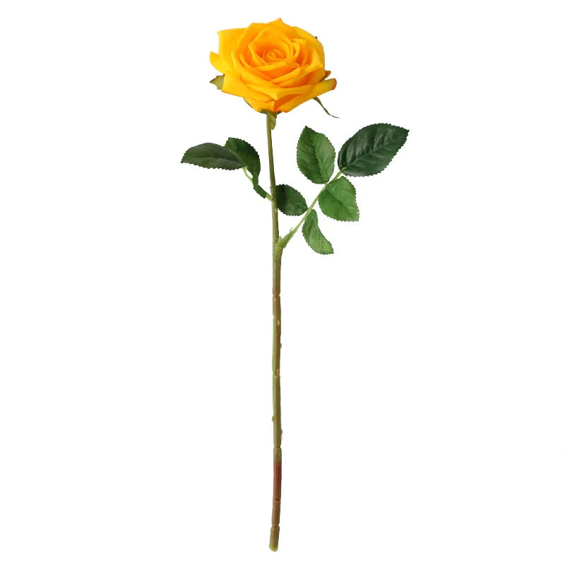 Tejesa Real Touch Artificial Rose Flowers  for Home Decor /White Pink Fake Latex Roses Flower Wedding Party Decoration Valentine's Gift