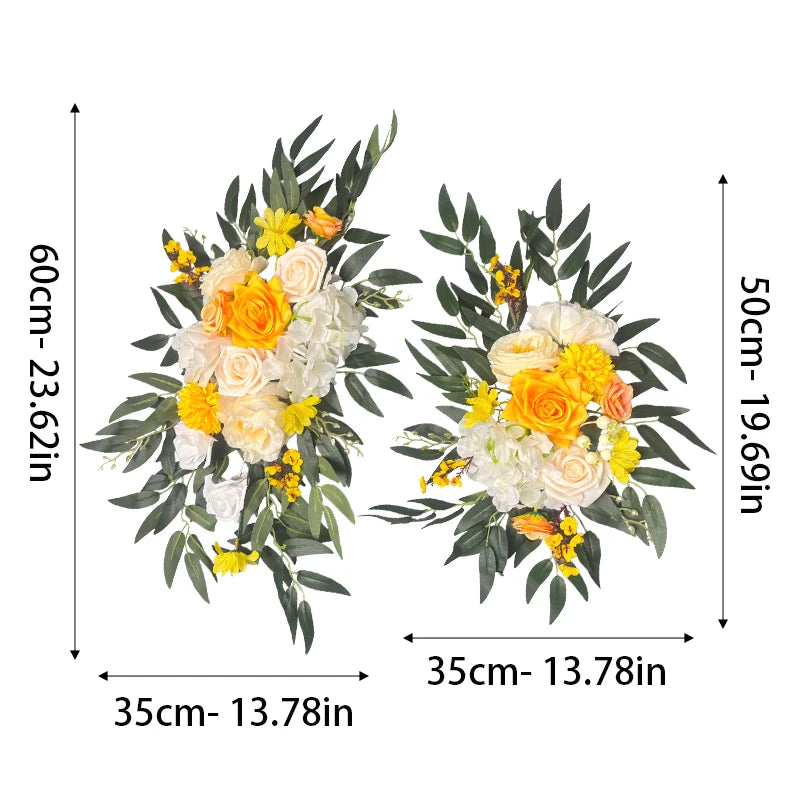 Tejesa Artificial Flower Arch for Home Decoration/ Wedding/Festival/ Hotel and Auditorium