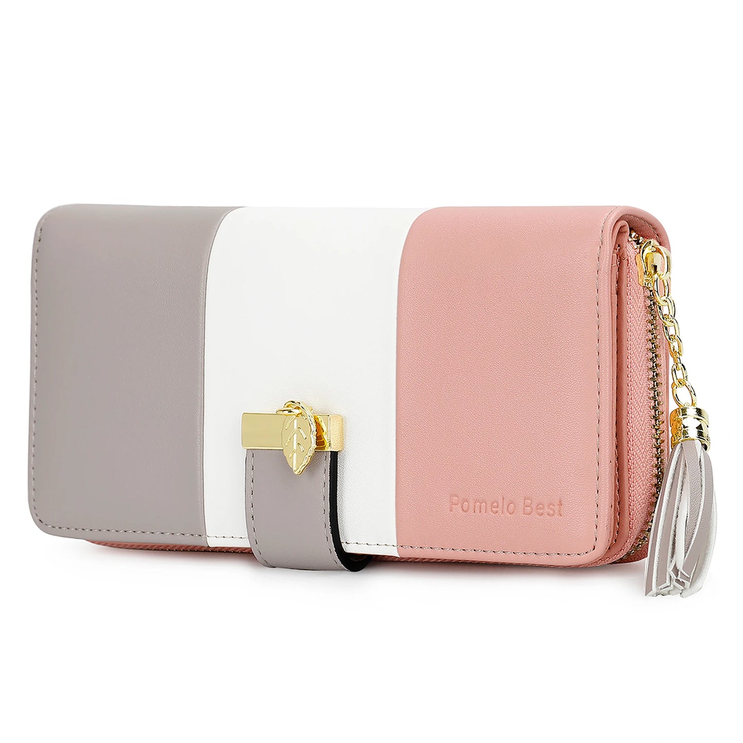 Tejesa  Zipper Wallets  Purses Handbags Coin Purse 9 Cards Holder PU Leather Wallet
