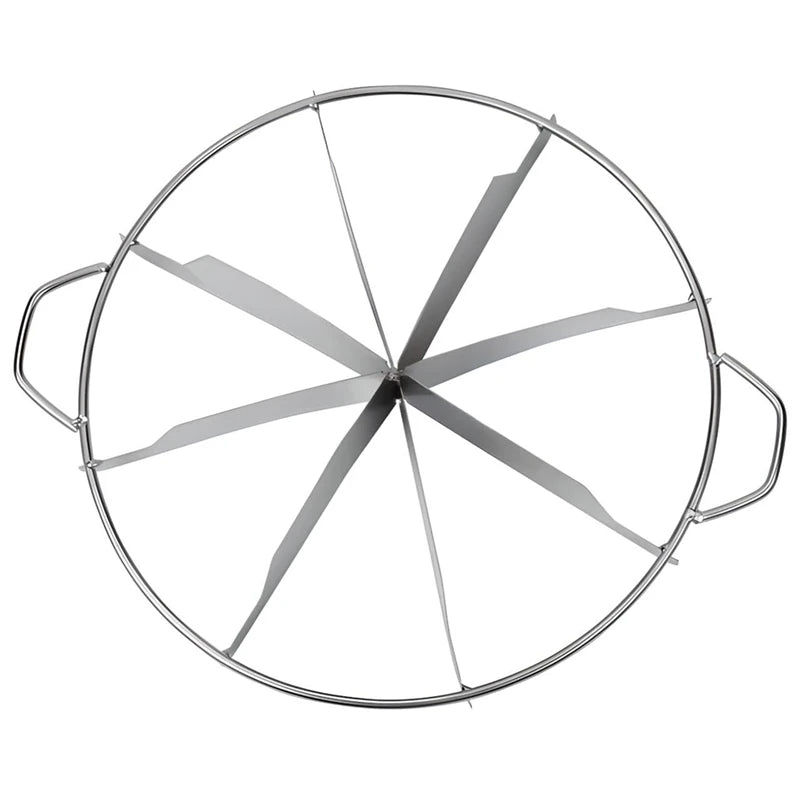 Hemasa Stainless Steel Pie Cutter 8-Slice Pie Cutter Creates Beautifully Uniform Slices Of Pie