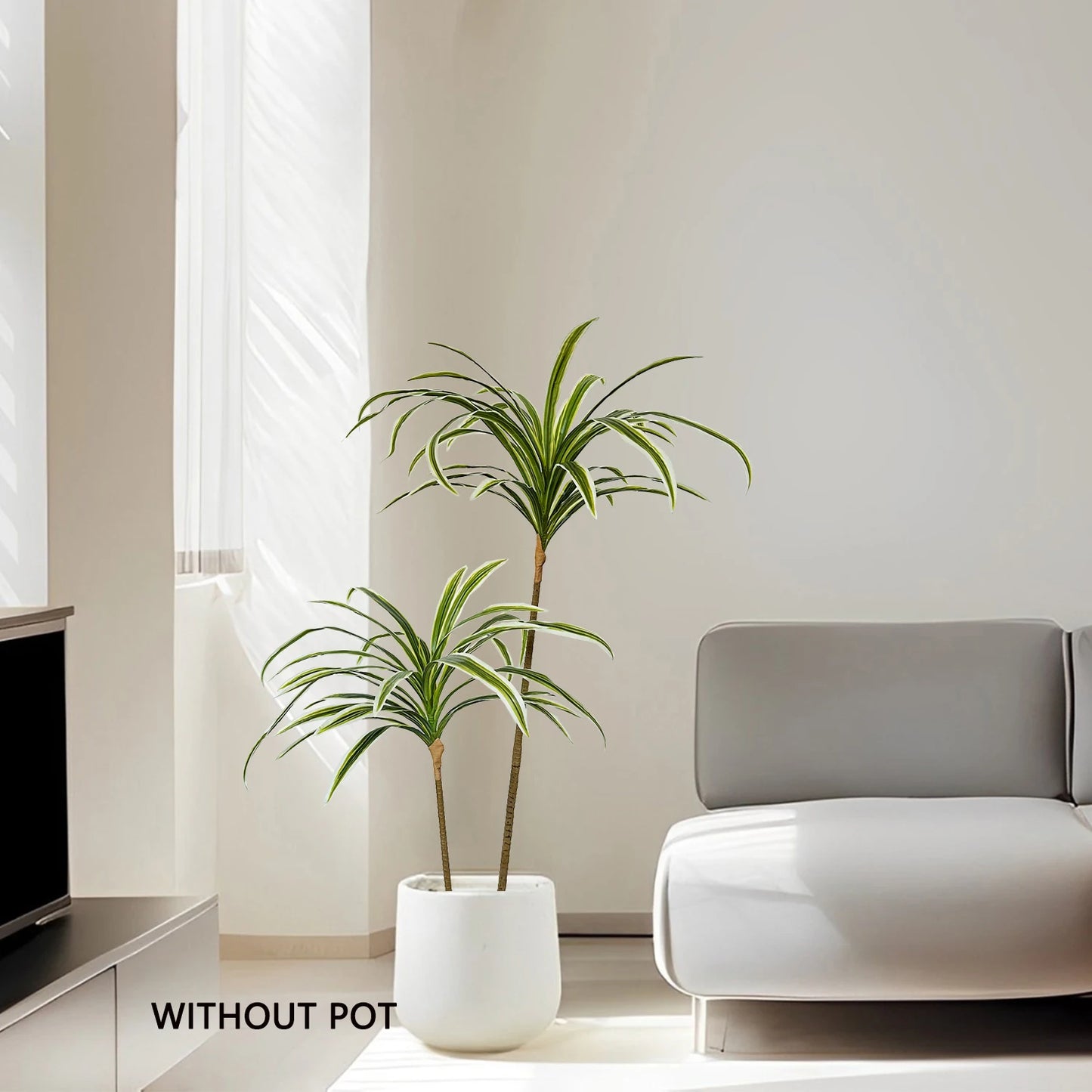 130-160CM Artificial plants Dracaena reflexa faux flower Indoor outdoor fake plant for home hotel wedding living room decoration