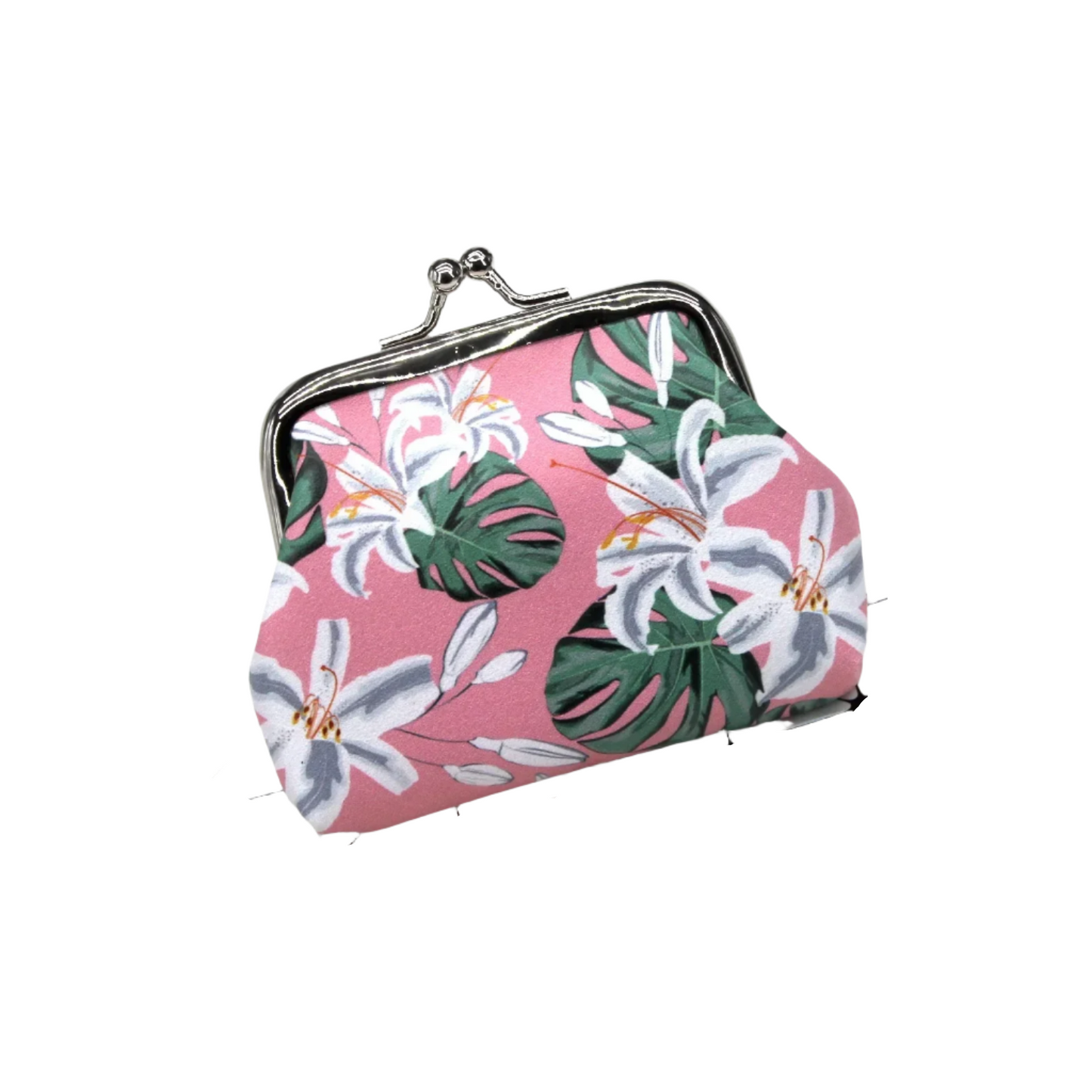 Hemasa  Flower Printing Coin Purses Girl  / Ladies  Purse Female Mini Money Bag PU Leather Key Card Holder Wallet