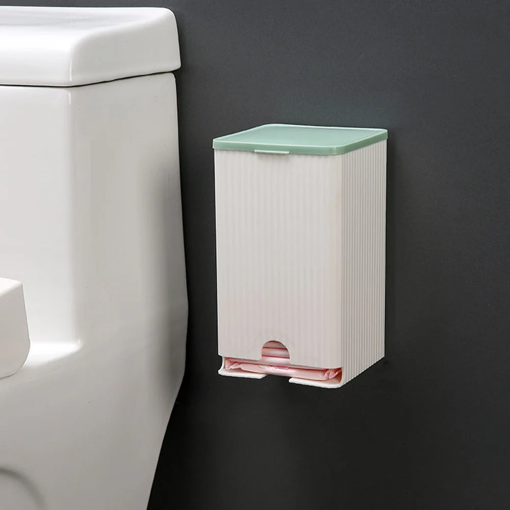 1pcs Tissue Paper Box Storage Box Organizer Box Sanitary Napkin Holder Bathroom Supplies Flip Cover Dustproof Organizadores