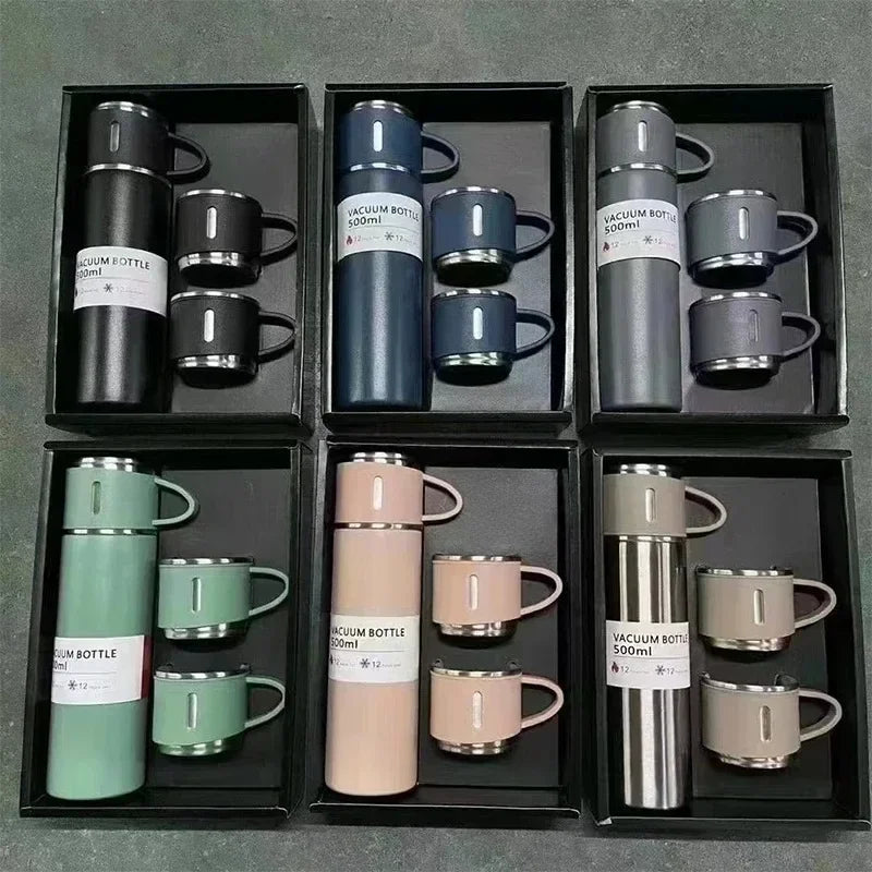 Hemasa 500ML 304 Stainless Steel Vacuum Insulated Bottle Gift Mug