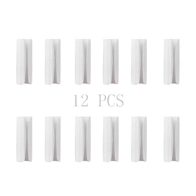 Hemasa 12PCS BedSheet Clips Plastic Holders  Clamp Quilt Bed Clipper Cover Grippers Fasteners Mattress Holder for Sheets Home