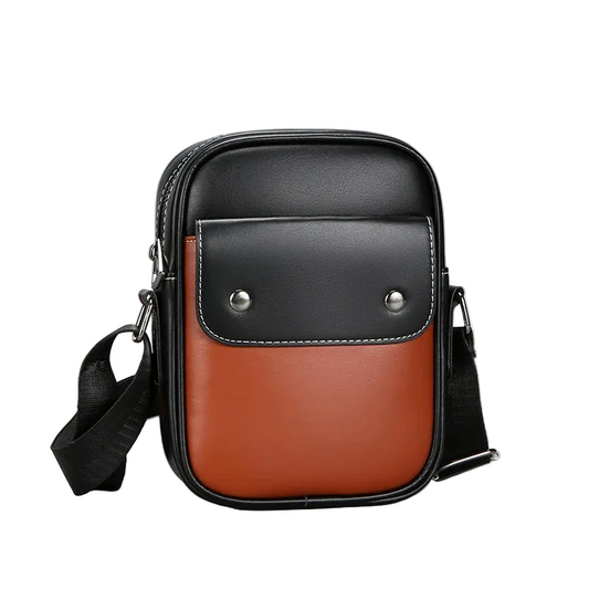 Tejesa Soft PU Leather Men Small Shoulder Bag Fashion Casual Male Mini Handbag Pretty Style Male Shopping Phone Bag