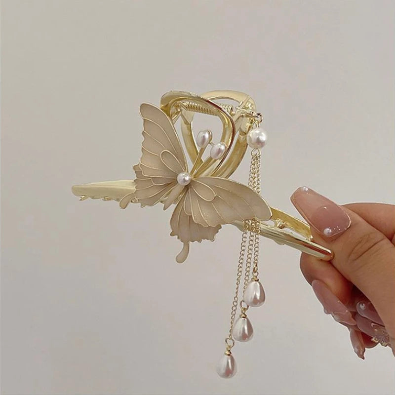 Tejesa Metal Butterfly Hair Claw Clips   / Hair Crab Clip for Women