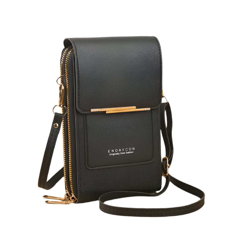 Hemasa  Touch Screen Lock Cell Phone Bag/ Women's Mobile Phone Card Holder Crossbody Shoulder Bag