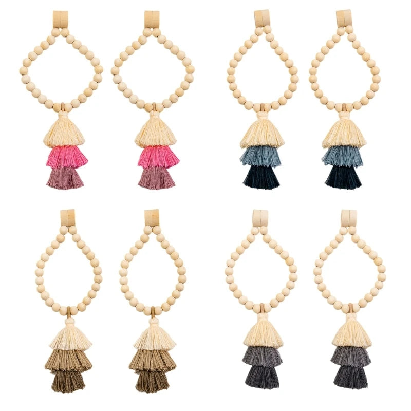 Curtain Ties Bead Curtain Tieback Magnets Curtain Tiebacks Curtain Holdbacks for Wall Curtain Ties Window