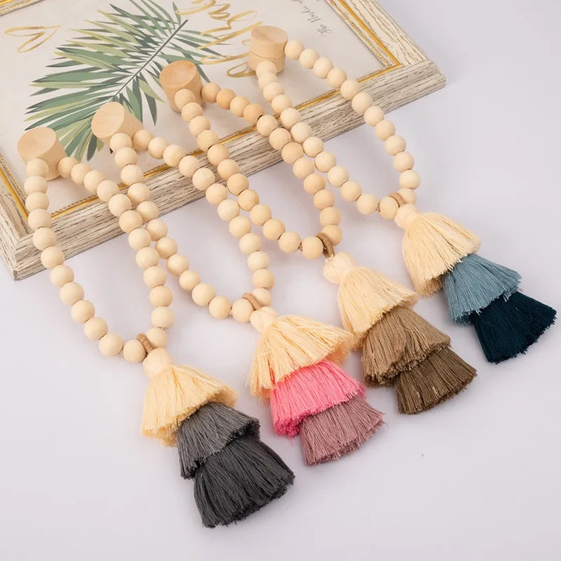 1Pc Curtain Tieback Beautiful Tassel Lace Holder Hook Buckle Clip Pretty and Fashion Polyester Decorative Home Accessorie