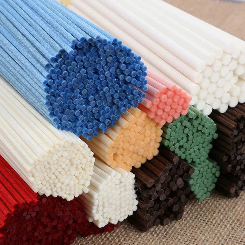 Hemasa 6pcs Fiber Sticks Diffuser Aromatherapy Volatil Replacement Stick  Rattan Sticks Perfume Volatiles for Home Decor Oil Diffuser