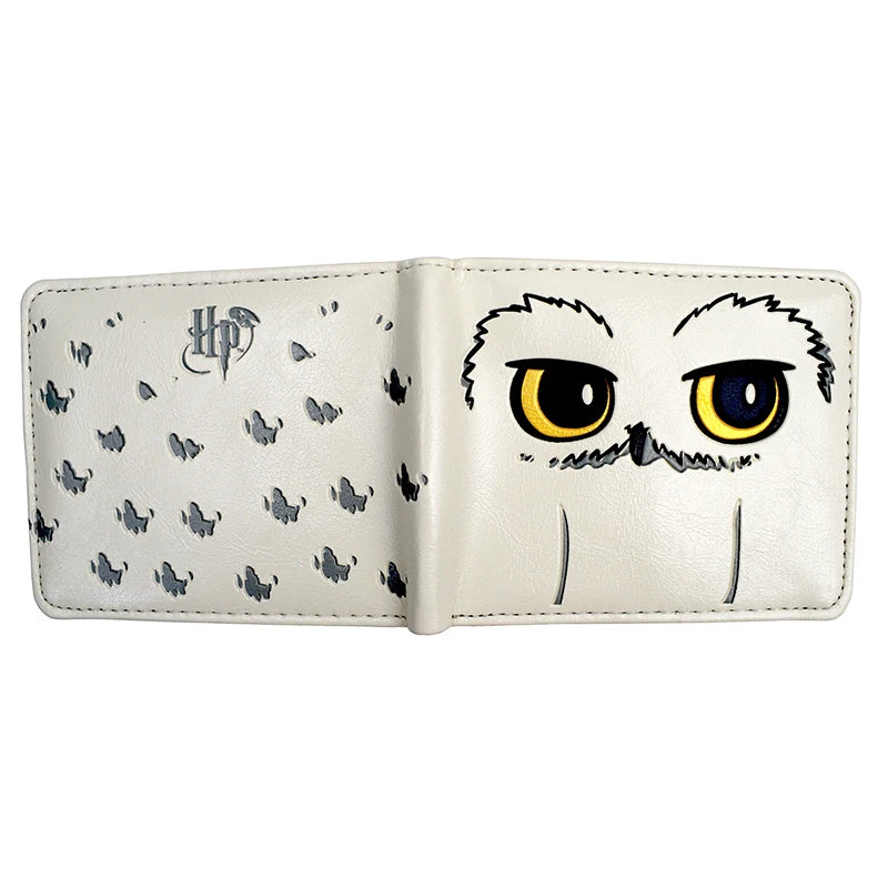 Hemasa Short Purse White Color Owl Hedwig Designer Wallet Female Purse for Ladys Girls
