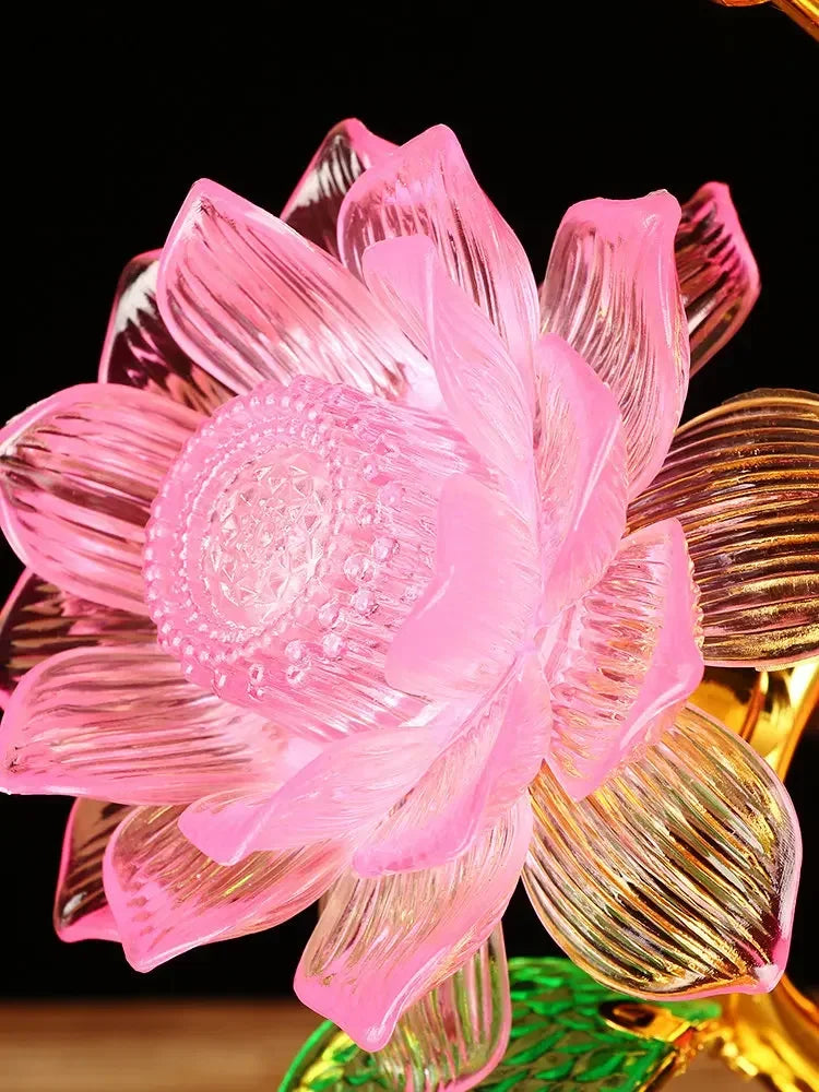 1 Pc Buddha Lotus Simulated Candlestick  Buddhist Hall and Buddhist  Utensils Living Room Home Decor Feng Shui Decoration