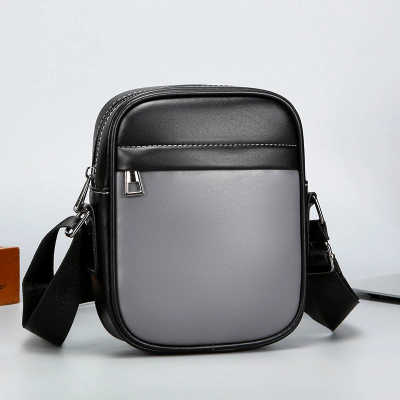 Tejesa Soft PU Leather Male Small Shoulder Bag /Men's Handbag