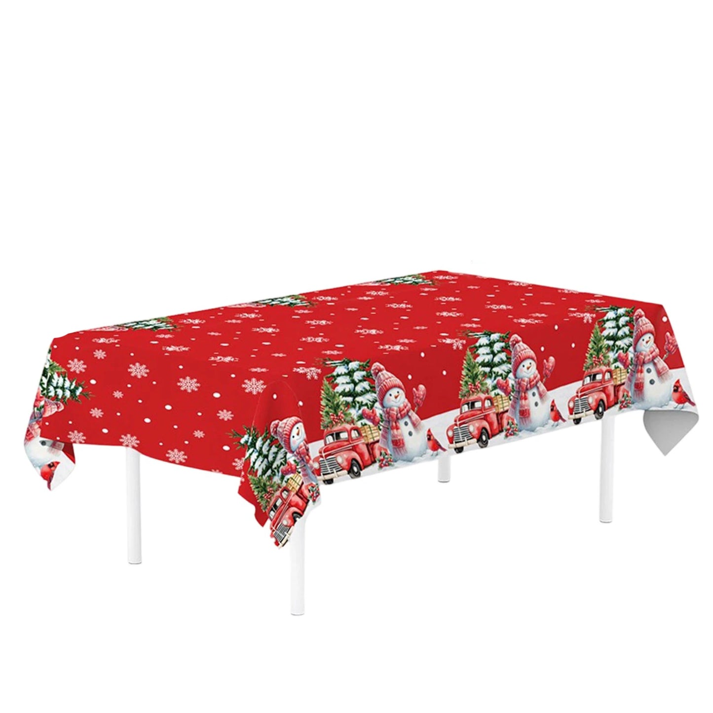 Tejesa Christmas Theme Party Tablecloth / Party Venue Layout Decorations Christmas Decoration Table Cloth