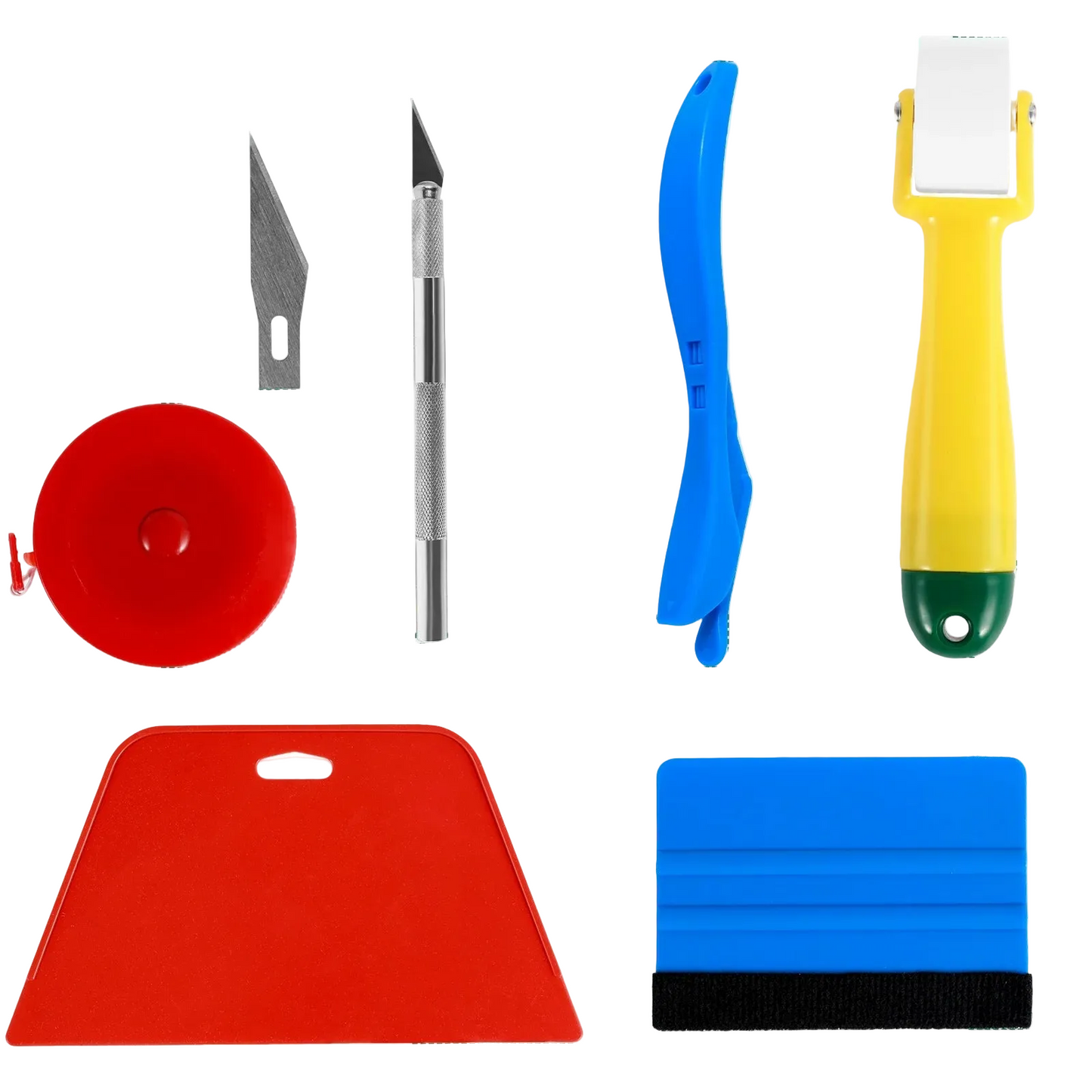 Tejesa 13/7pc Wallpaper Smoothing Tool Kit Applying Wallpaper Scraper Tint Film Installation Carving Gadget for Peel Sticke Wallpaper