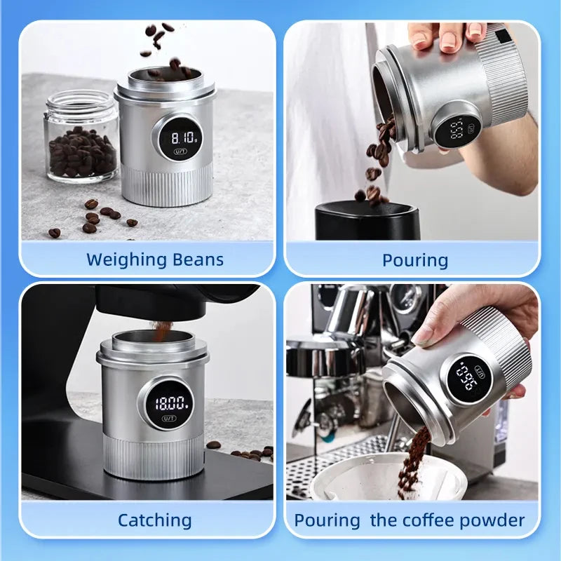 Digital Coffee Weighting Lcd Kitchen Espresso  Electronic Weighing Scale coffee dosing cup KC232 cup scale 500g