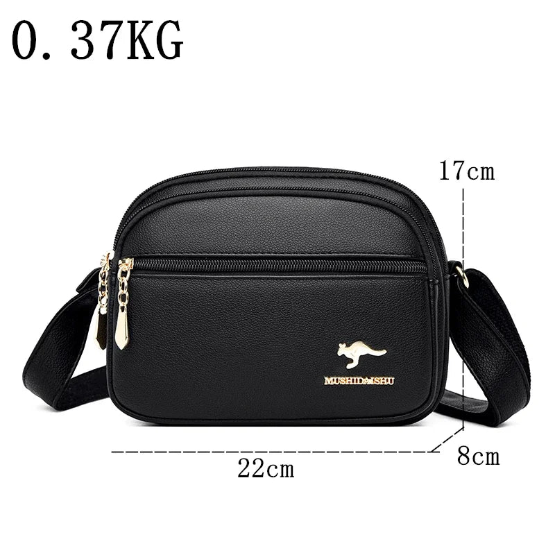 HEmasa hold-all New Fashion Ladies Handbags Designer Cross body High Quality Shoulder Bags Women's Triple Zipper Tote Bag