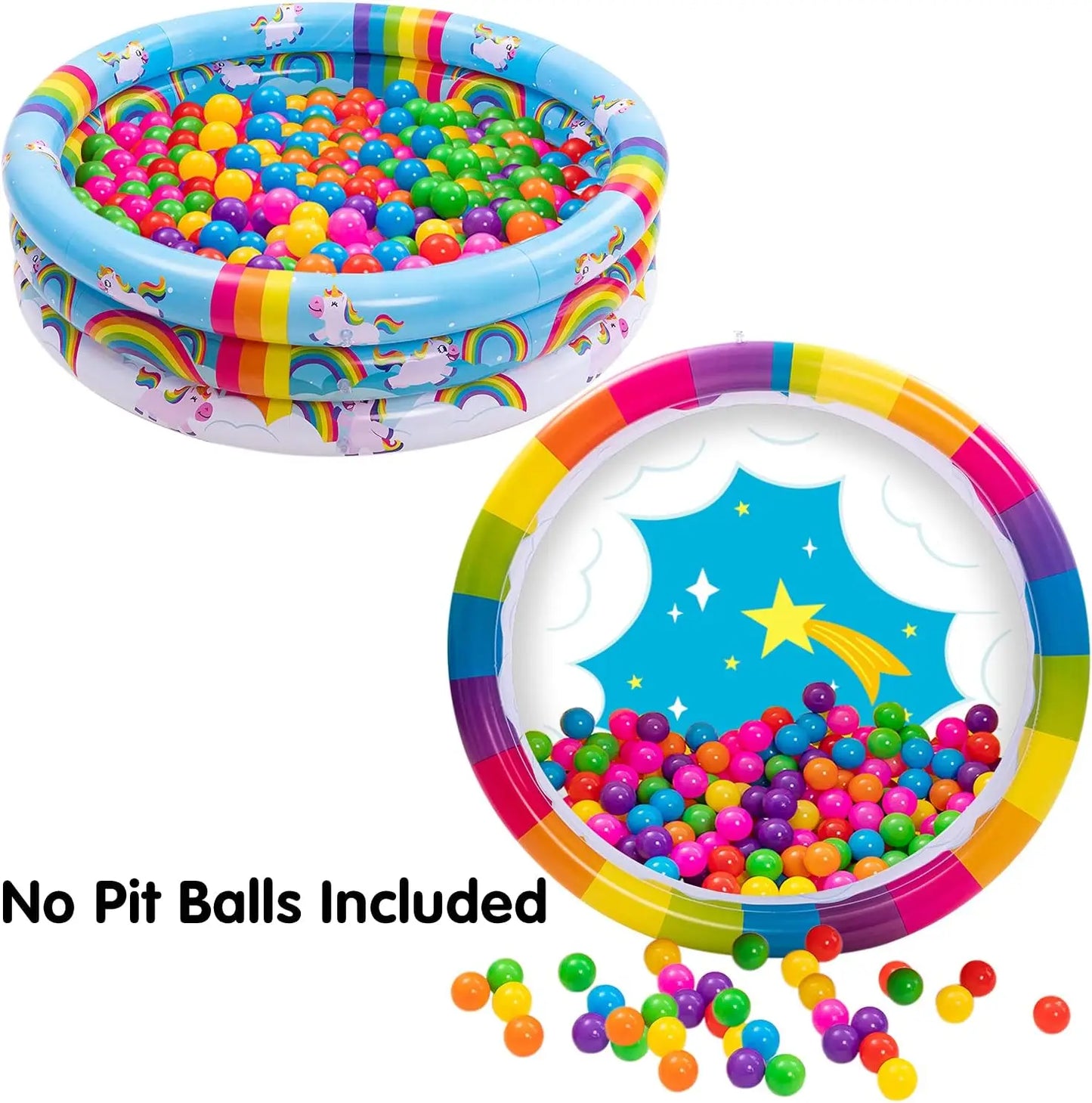 Hemasa Rainbow Unicorn Baby Removable Swimming Pool / Inflatable Pool for Children  for Summer Fun Ages 3+