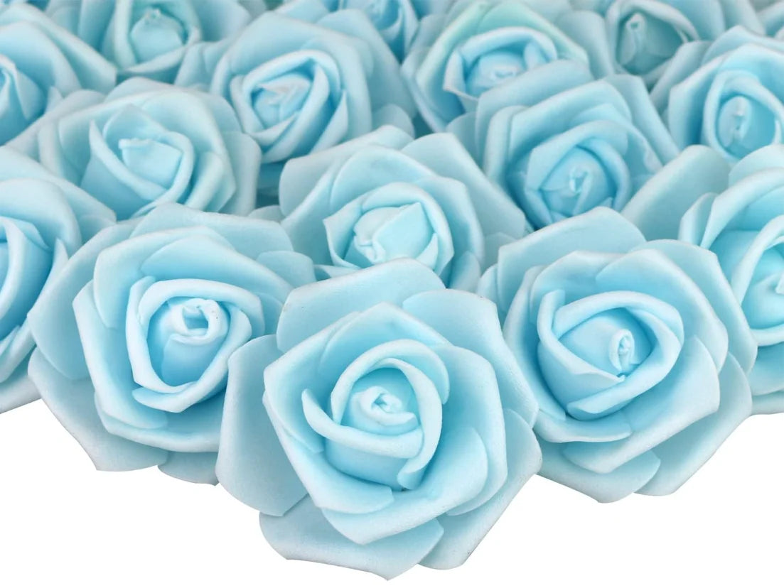10/20/50Pcs Artificial Foam Rose Flowers PE Fake Flower for Home Room Dceor Wedding Party Halloween Thanksgiving Christmas Decor