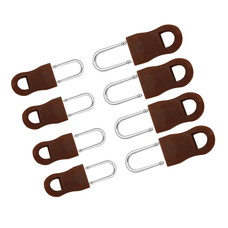 Zipper Slider Replacement Zipper Puller Tag Fixer Repair Kit Zipper for Sewing Clothes Travel Bag Suitcase Clothes Tent Backpack