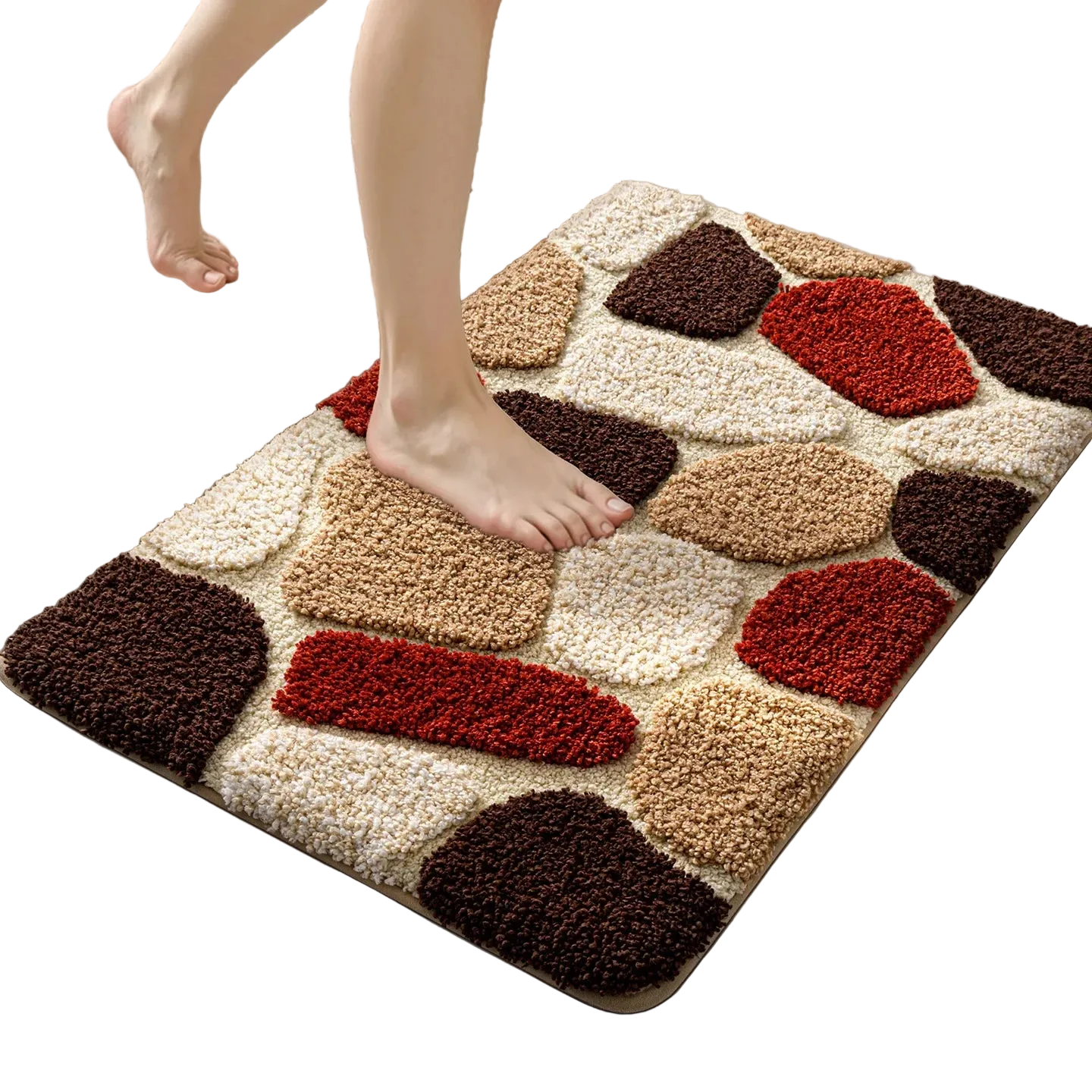 Hemasa Anti-Slip Absorbent Bathroom Mat/ Entrance Floor Carpet/ Water Absorbent Mat for Home
